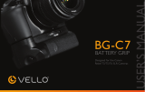 Vello BG-C7 User manual