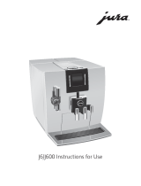 Jura J6 User manual