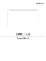 Garmin Camper 770 Owner's manual