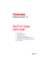 Toshiba A11-SP5011M User manual