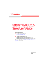 Toshiba U205-S5057 User guide