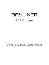 Bayliner 2011 255 Cruiser Owner's manual