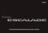 Cadillac Escalade 2015 User manual