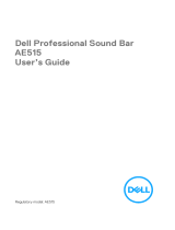 Dell Professional Sound Bar AE515 User guide