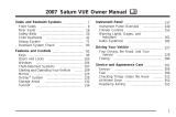 Saturn 2007 Vue Owner's manual