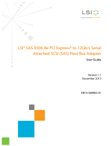 Broadcom LSI SAS 9300-8e PCI Express to 12Gb/s SAS User guide