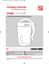 Morphy Richards 501016 Soup & Smoothie Maker User manual