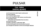 Pulsar W854 Owner's manual