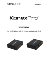 KanexPro SP-HD1X24K User manual