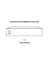 Monoprice Unity 100-Watt Bridgeable Power Amp-Complete Features/ User manual