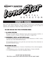 Bounty Hunter Lone Star Owner's manual