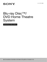 Sony BDV-E390 Owner's manual