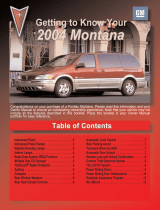 Pontiac Montana User guide