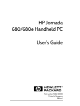 HP Jornada 680 User manual