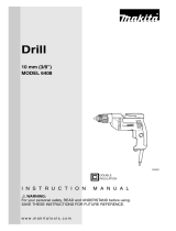 Makita 6408 drill User manual
