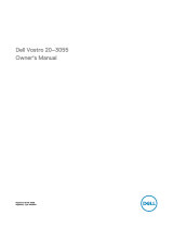 Dell Vostro 3055 Owner's manual