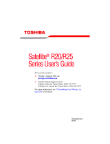 Toshiba R25-S3503 User guide