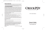 Crock-Pot TRIO User manual