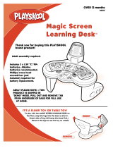 Hasbro Magic Screen Learning Desk Operating instructions