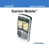 Garmin Mobile for BlackBerry Owner's manual