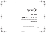Samsung Instinct HD Sprint User guide