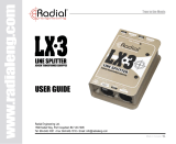 Radial Engineering LX-3 Owner's manual