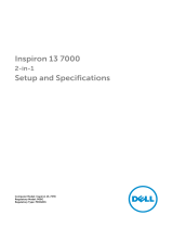 Dell Inspiron 13 7378 2-in-1 Quick start guide