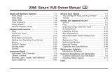 Saturn VUE 2006 Owner's manual