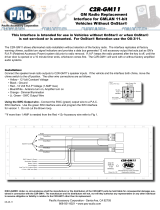 PAC C2R-GM11 User manual
