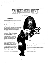 Hasbro 13 Dead End Drive Operating instructions