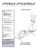 ProForm PFIVEL74513.1 User manual