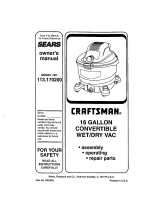 Craftsman 113170200 Owner's manual