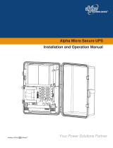 Alpha Micro Secure 100 Owner's manual