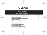 Pulsar W880 Owner's manual