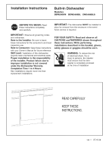 Danby DDW2405W Installation guide