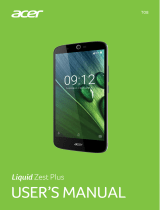 Acer Liquid Zest Plus - T08 User manual