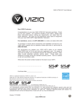 Vizio VF551XVT - 55" LCD TV User manual