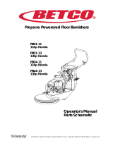 BETCO PB 21-24 Owner's manual