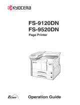 Copystar FS-9520DN Owner's manual