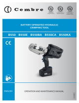 Cembre B550E User manual