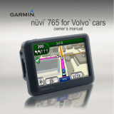 Garmin Nüvi 765 for Volvo Cars Owner's manual