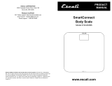 Escali Smart Connect Bluetooth Body Scale User manual
