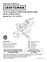 Craftsman 137.212372 User manual