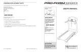 ProForm PETL8514 Owner's manual