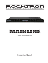 Rock­tron Mainline Owner's manual