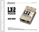 Radial Engineering LX-2 Owner's manual