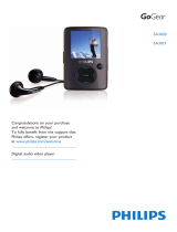 Philips SA3020 User manual