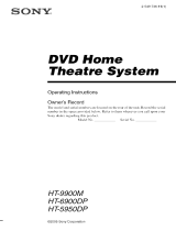 Sony HT-9900M Owner's manual