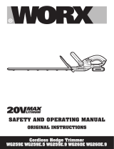 Worx WG259E.5 User manual