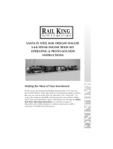 Rail King SANTA FE STEEL RAIL FREIGHT HAULER 2-6-0 Operating Instructions Manual
